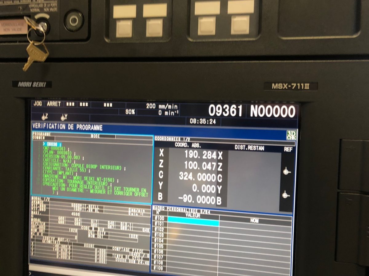 TOUR CNC MORI-SEIKI NT3150DCG-500C