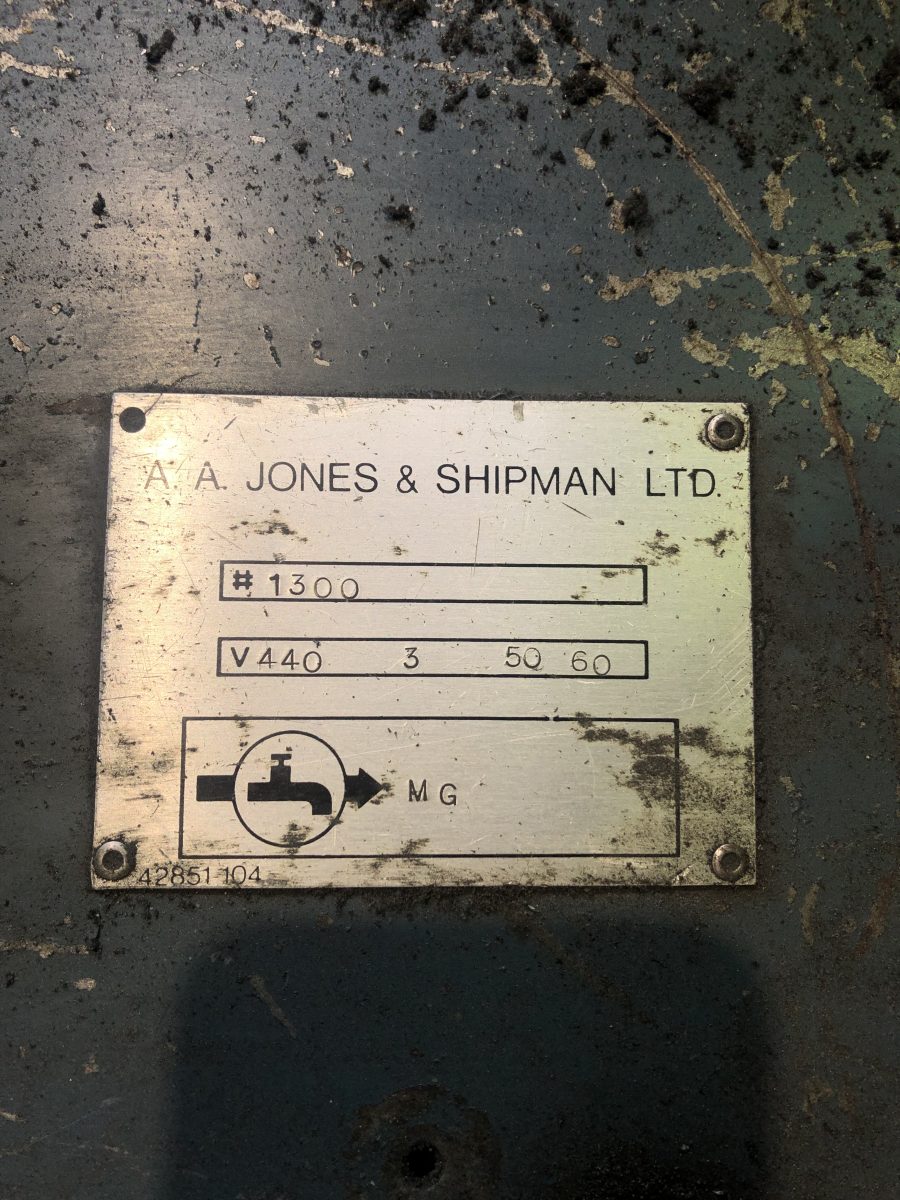 Rectifieuse Jones & Shipman 540L