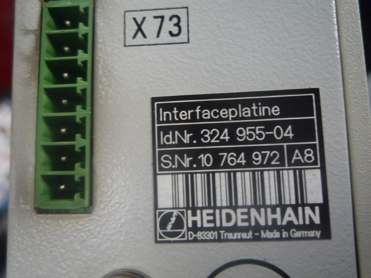 Platine Interface Heidenhain